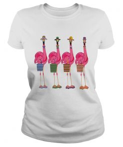 Four Lady Flamingos  Classic Ladies