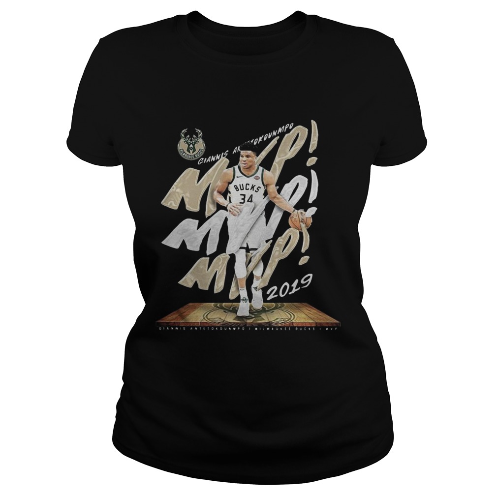 Giannis Antetokounmpo Mvp Milwaukee Bucks Classic Ladies