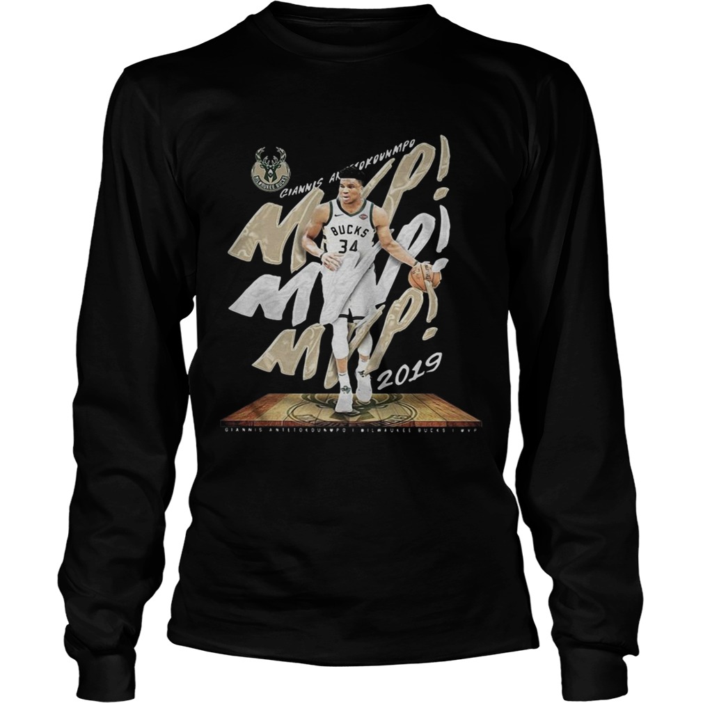 Giannis Antetokounmpo Mvp Milwaukee Bucks LongSleeve