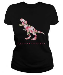 Grandmasaurus With Floral Dinosaur For Women  Classic Ladies