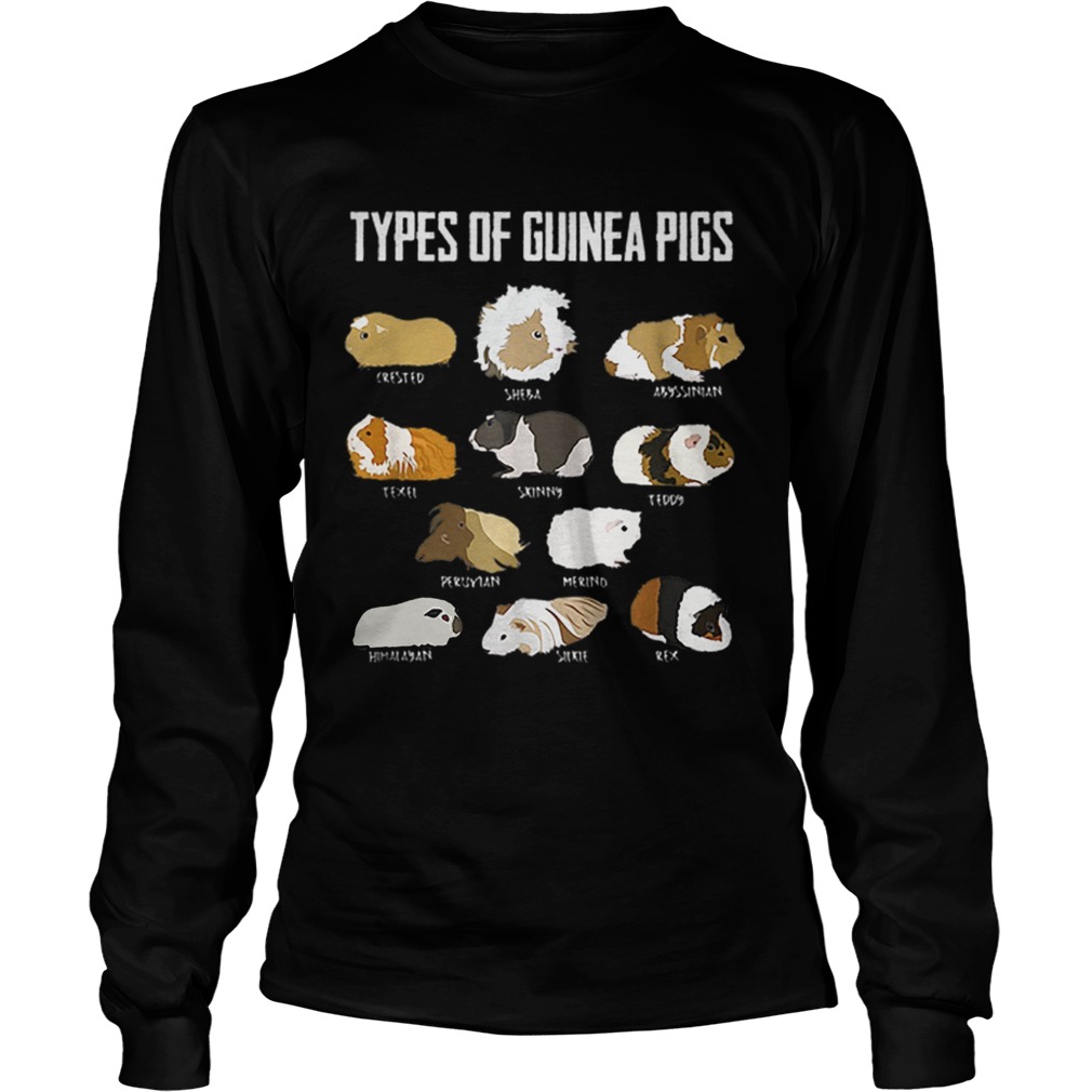 Guinea Pig Girl Types Of Guinea Pigs Guinea Texel Skinny Teddy LongSleeve