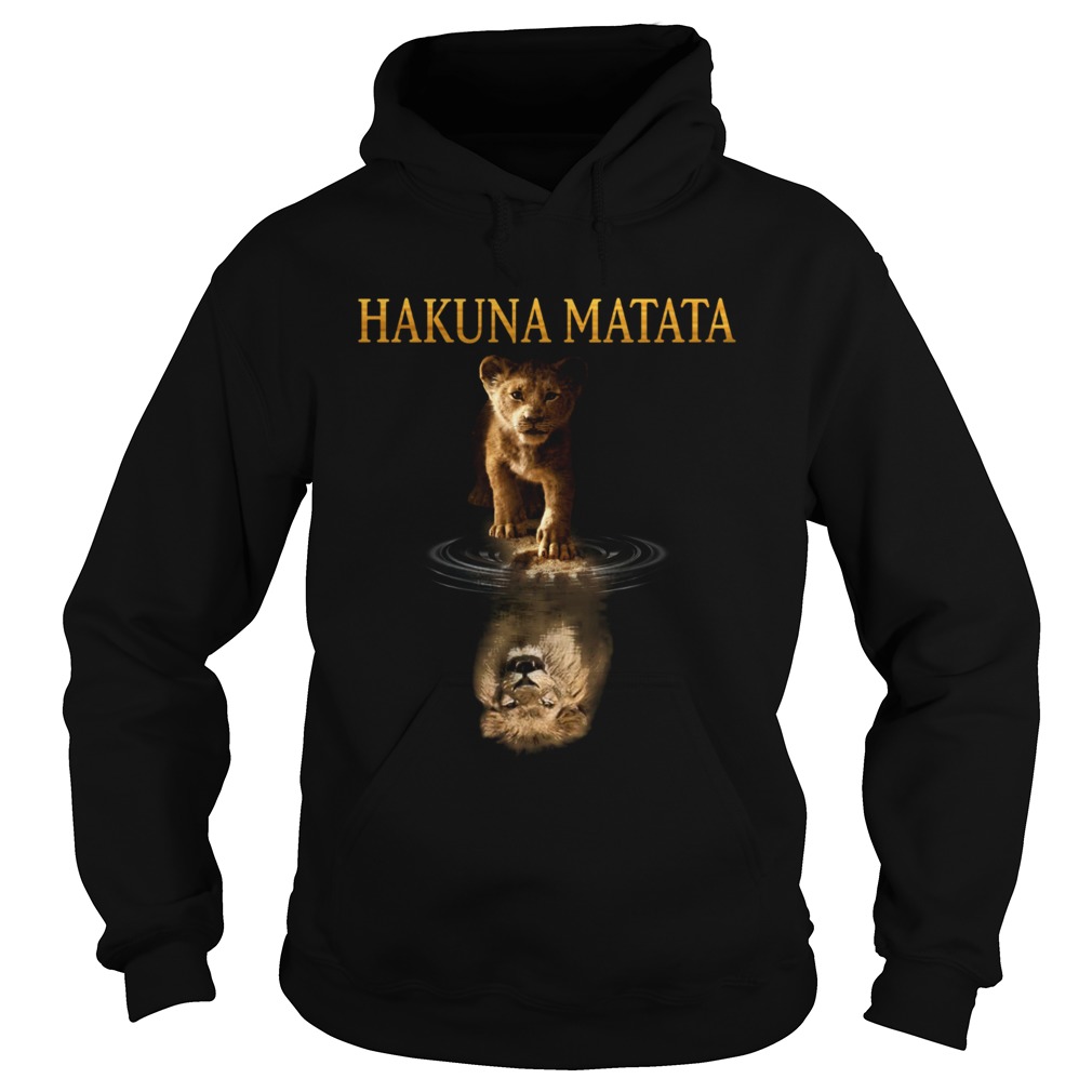 Hakuna Matata Simba water mirror Mufasa Hoodie