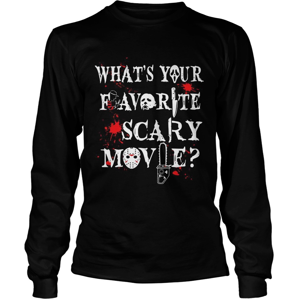 Halloween Ghostface whats your favorite scary movie LongSleeve