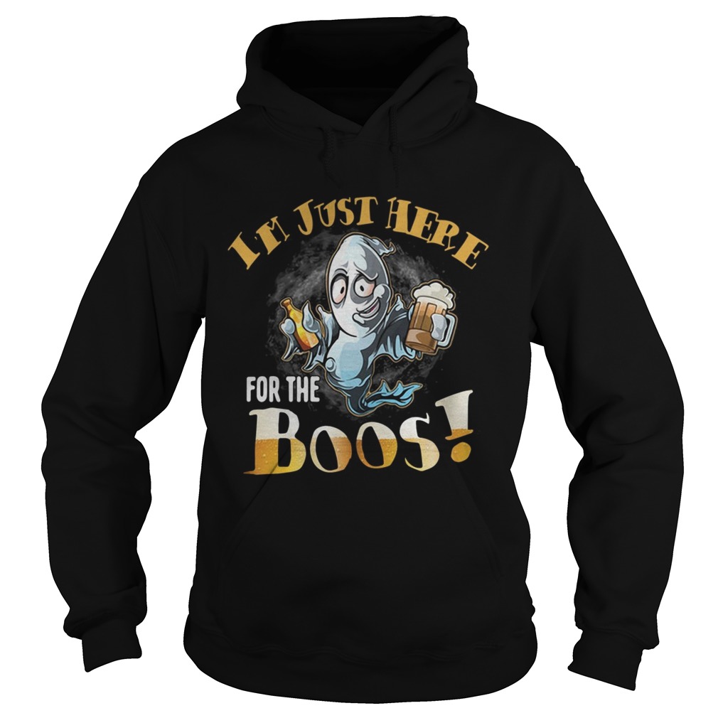 Halloween beer Im just here for the boos Hoodie