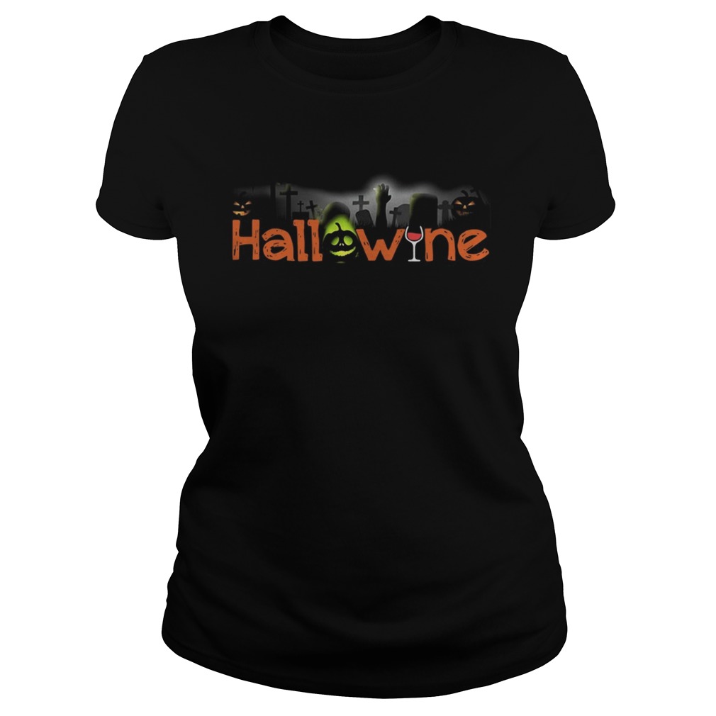 HallowineHalloween Wine cemetery Classic Ladies