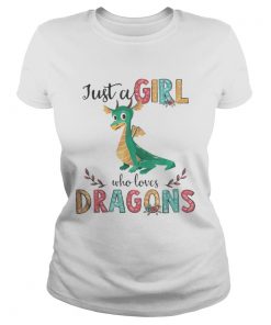 Just A Girl Who Love Dragon Flower  Classic Ladies