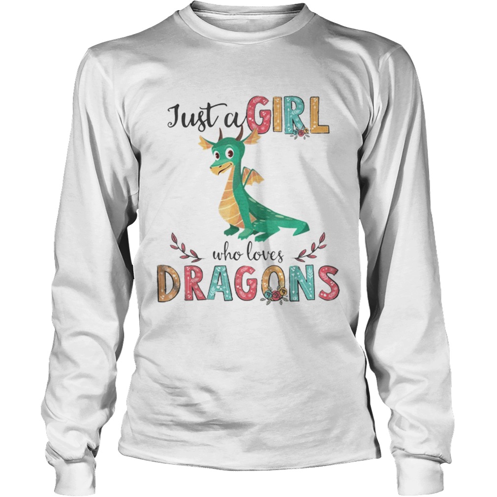 Just A Girl Who Love Dragon Flower LongSleeve