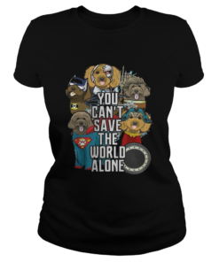 Justice League Labradoodle you cant save the world alone  Classic Ladies