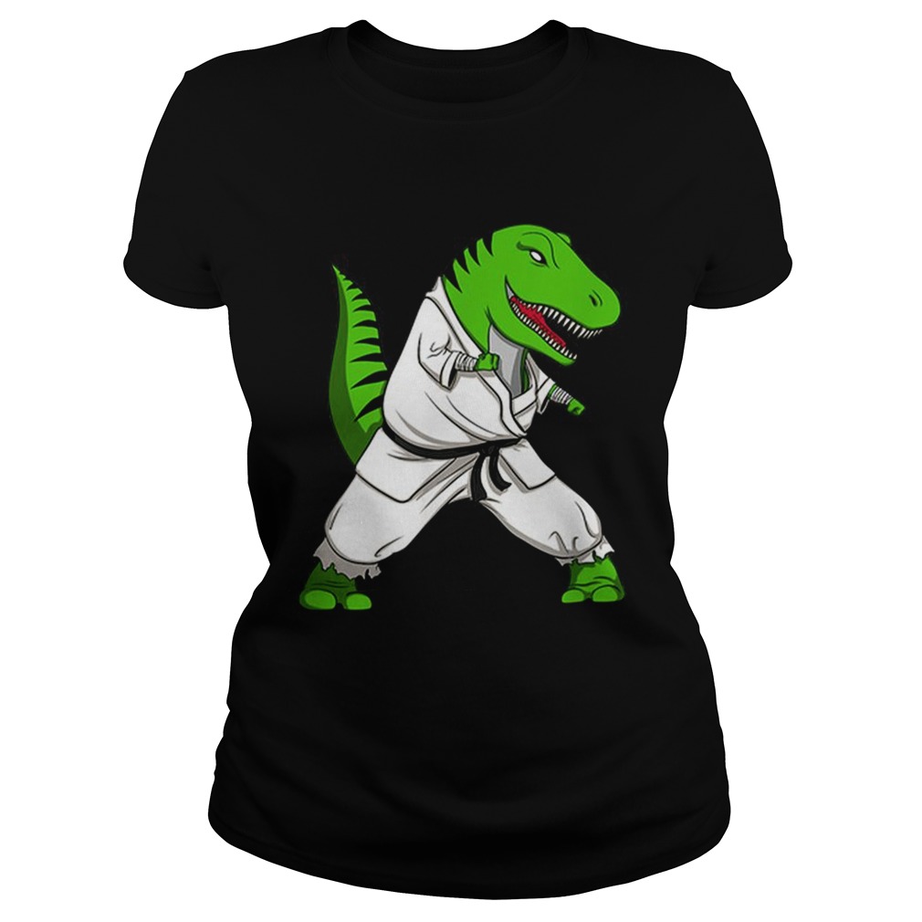 Karate TRex Dinosaur Fighter Ninja Classic Ladies