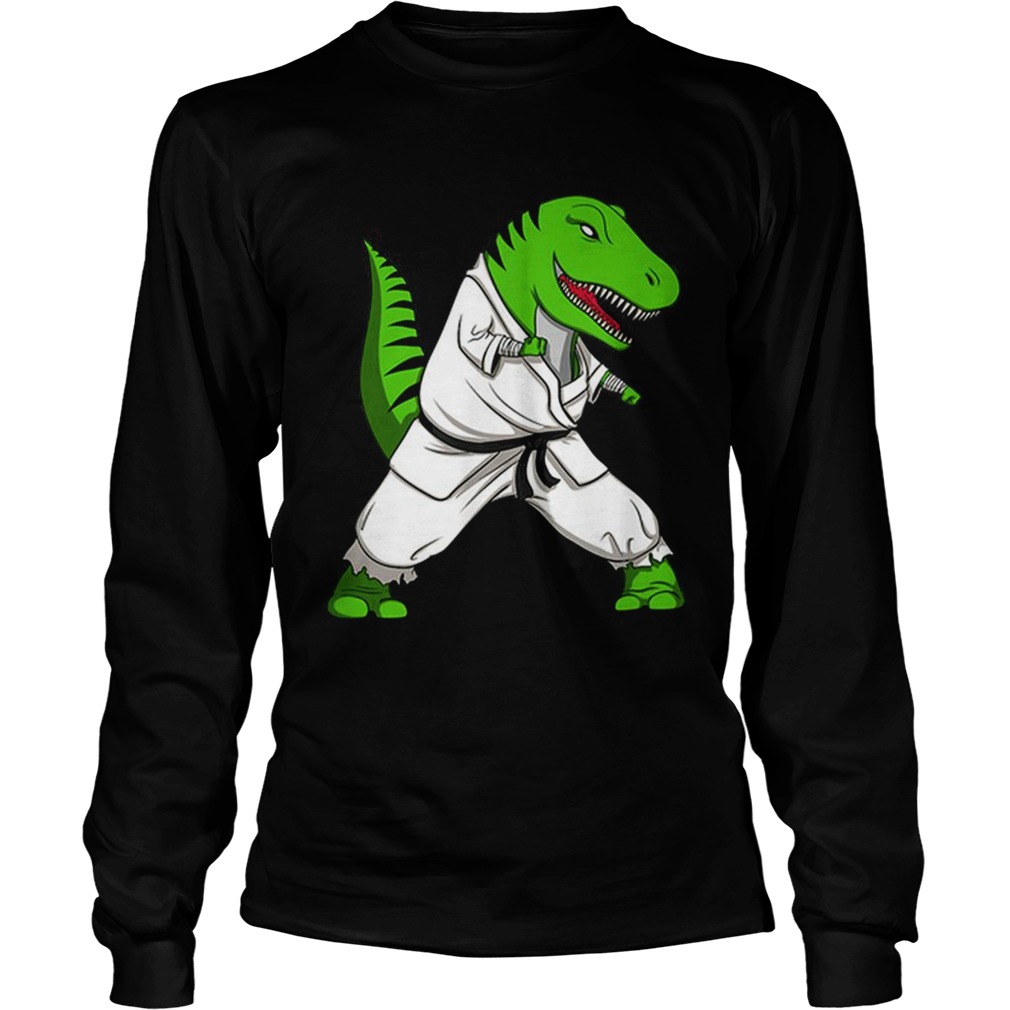 Karate TRex Dinosaur Fighter Ninja LongSleeve