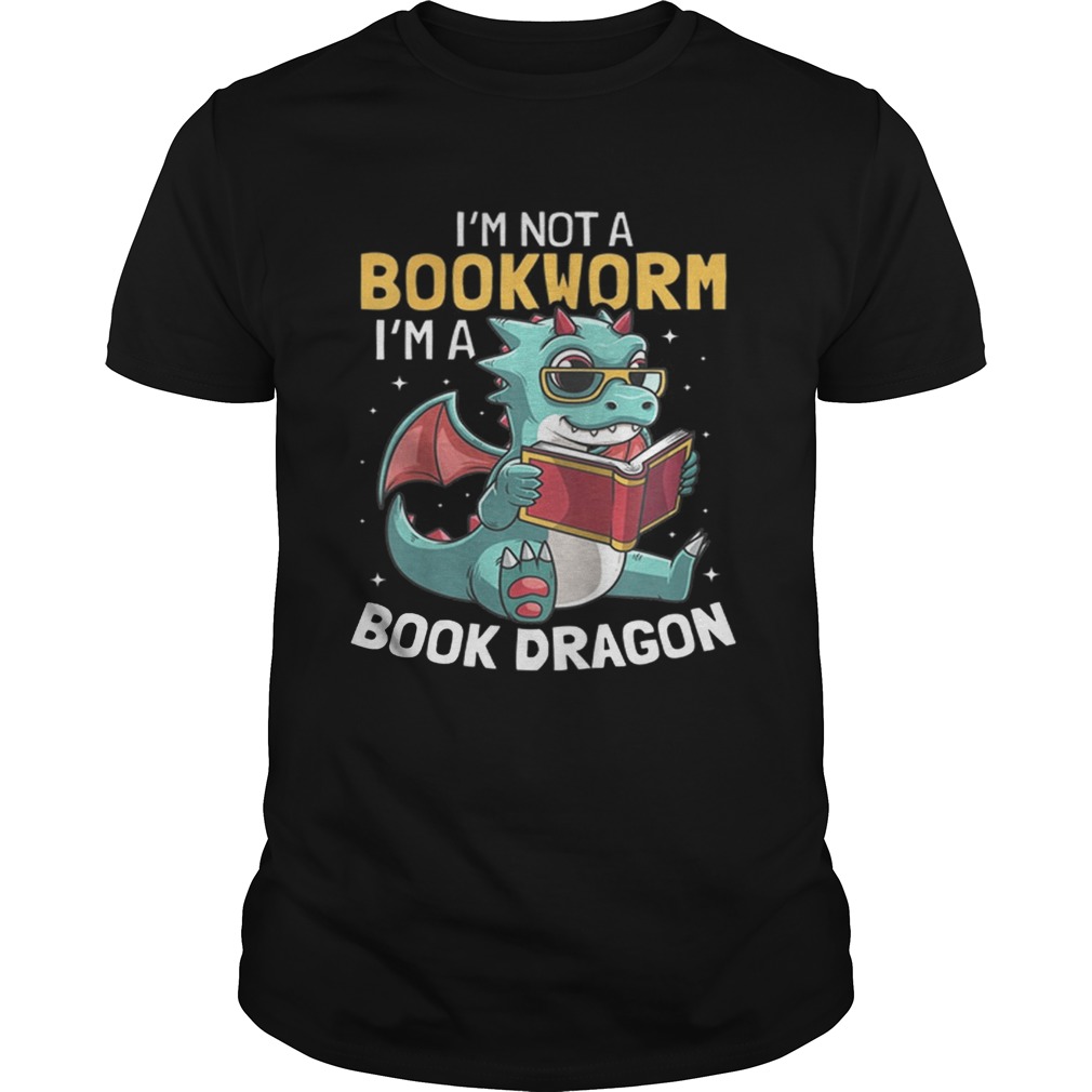 Kids Book Dragon With Wings Bookworm Funny For Kids shirt