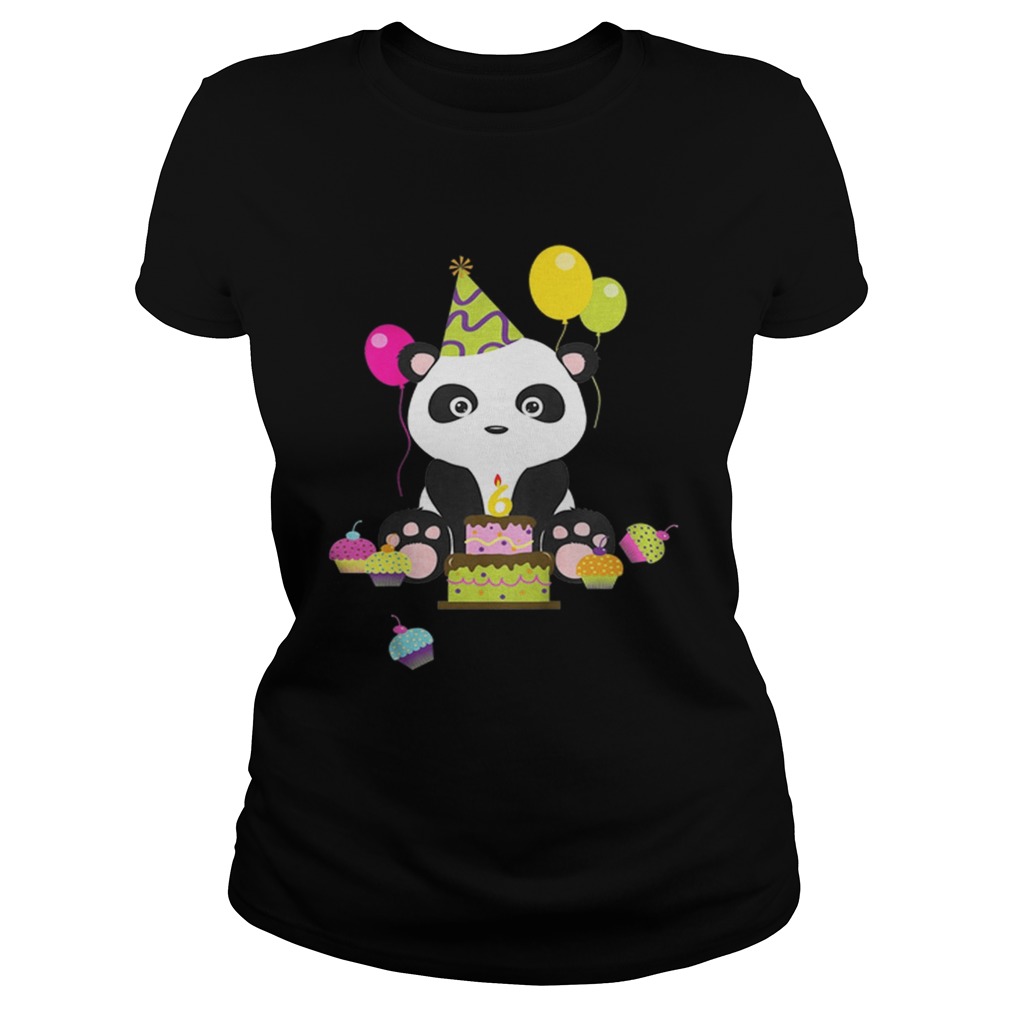 Kids Cute Animal Lovers Panda 6thBoy And Girl Classic Ladies