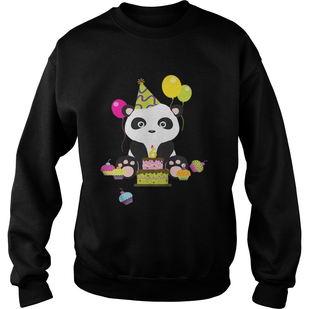 Kids Cute Animal Lovers Panda 6thBoy And Girl Sweatshirt