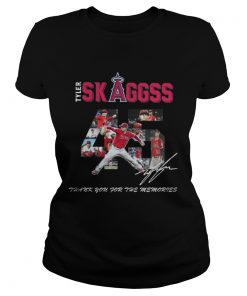 Los Angeles Angels of Anaheim Tyler Skaggs signature  Classic Ladies