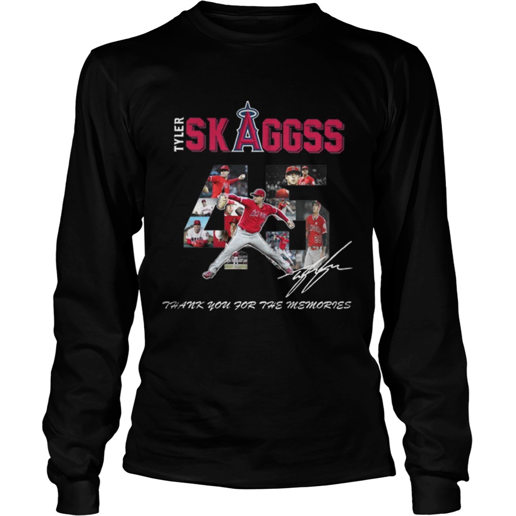 Los Angeles Angels of Anaheim Tyler Skaggs signature LongSleeve