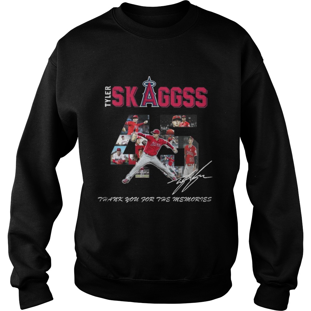 Los Angeles Angels of Anaheim Tyler Skaggs signature Sweatshirt