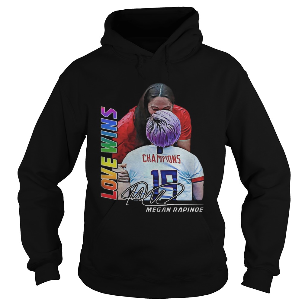 Megan Rapinoe kiss Sue Bird love wins Hoodie