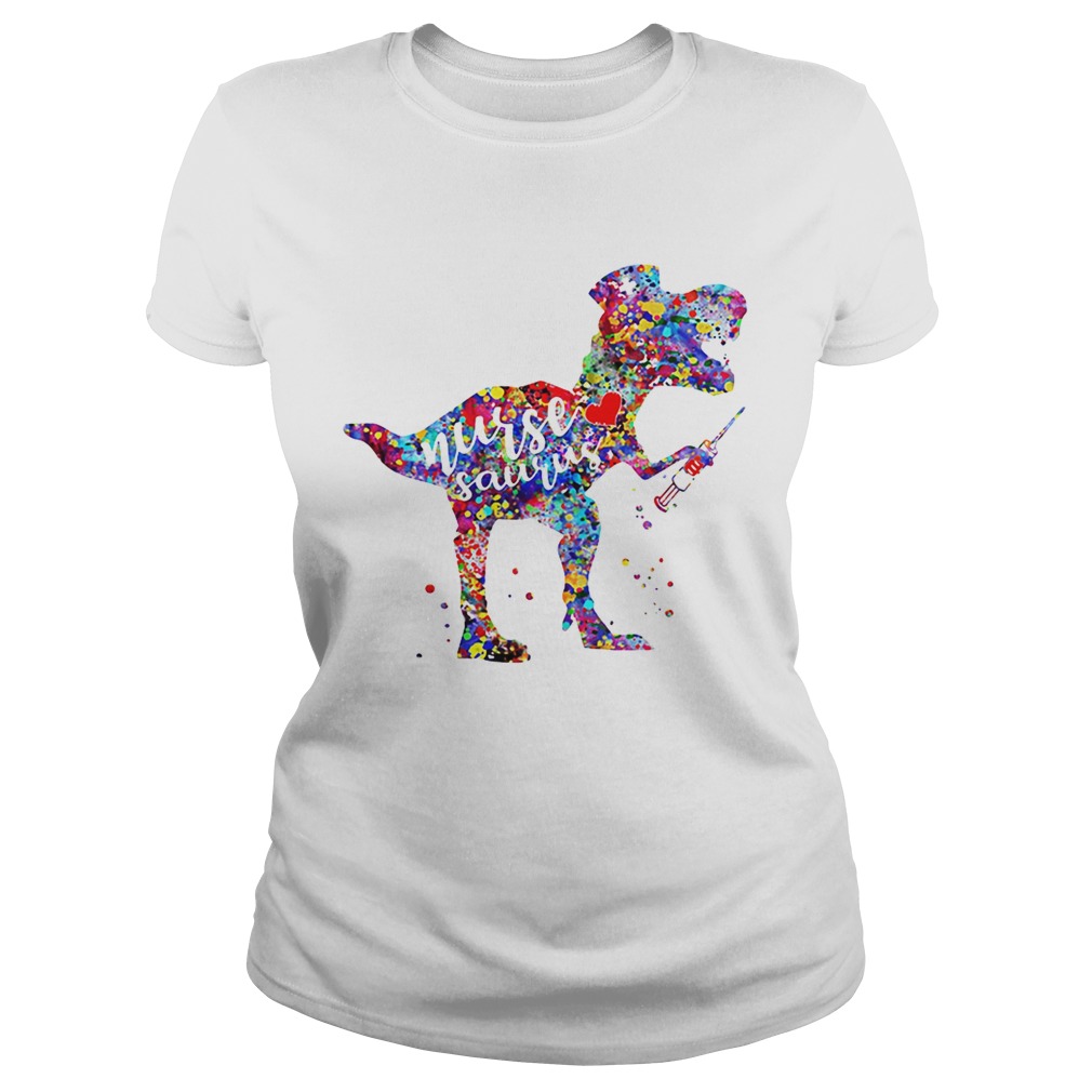 Nursesaurus dinosaur nurse saurus Trex Classic Ladies