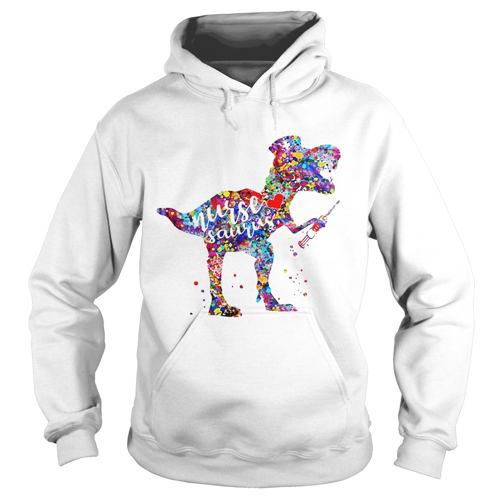 Nursesaurus dinosaur nurse saurus Trex Hoodie