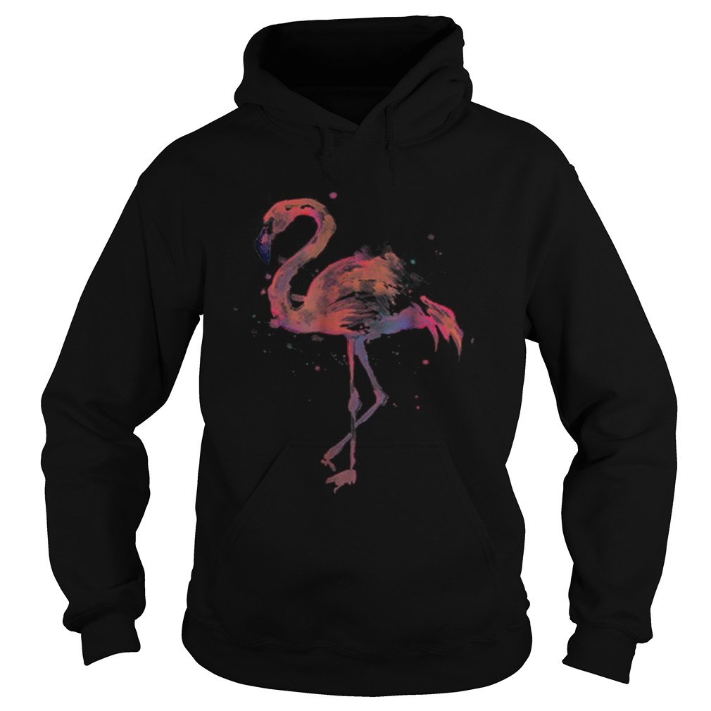 Official Pink Flamingo Watercolor Hoodie