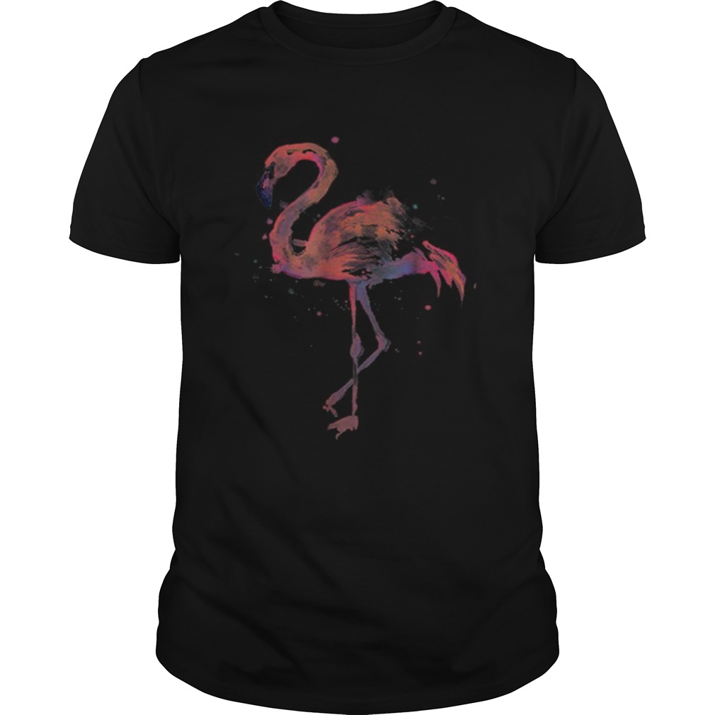 Official Pink Flamingo Watercolor shirt