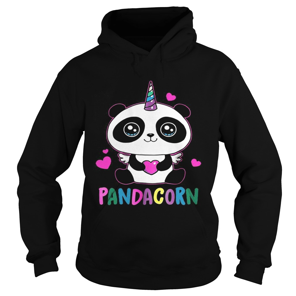 Panda Unicorn Funny Pandacorn For Men Women Hoodie