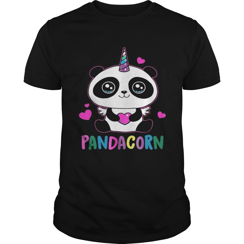 Panda Unicorn Funny Pandacorn For Men Women shirt