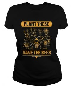 Plant These Trees Save The Bees Honey Queen Bee  Classic Ladies