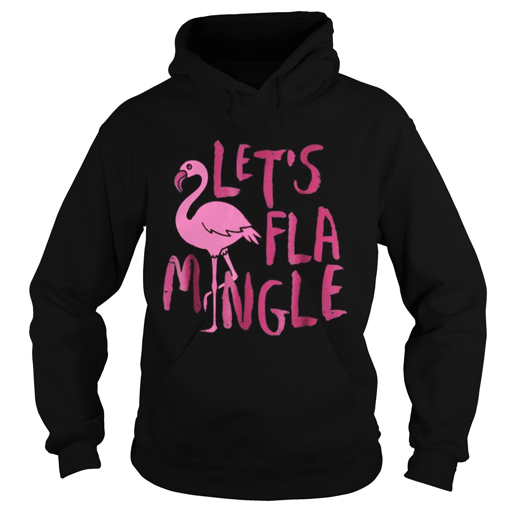 Premium Lets Flamingle Flamingo Beach Summer Hoodie