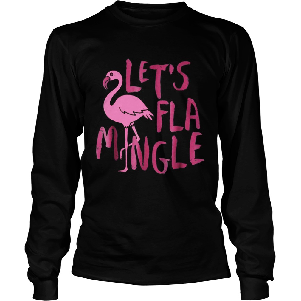 Premium Lets Flamingle Flamingo Beach Summer LongSleeve