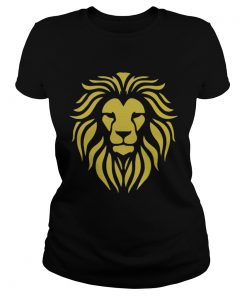 Premium Metallic Gold King Lion Jungle  Classic Ladies