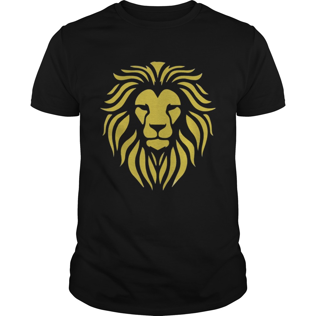 Premium Metallic Gold King Lion Jungle shirt