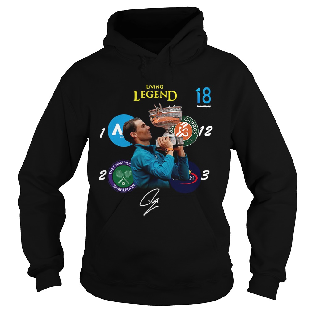 Rafael Nadal Living legend 18 Grand Slam Hoodie