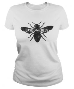 Retro Save The Bees  Classic Ladies