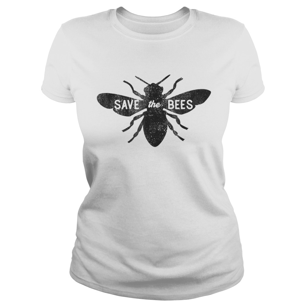 Retro Save The Bees Classic Ladies