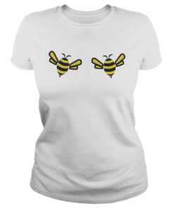 Save The Bees Bumblebee Boobies Boobees Funny  Classic Ladies