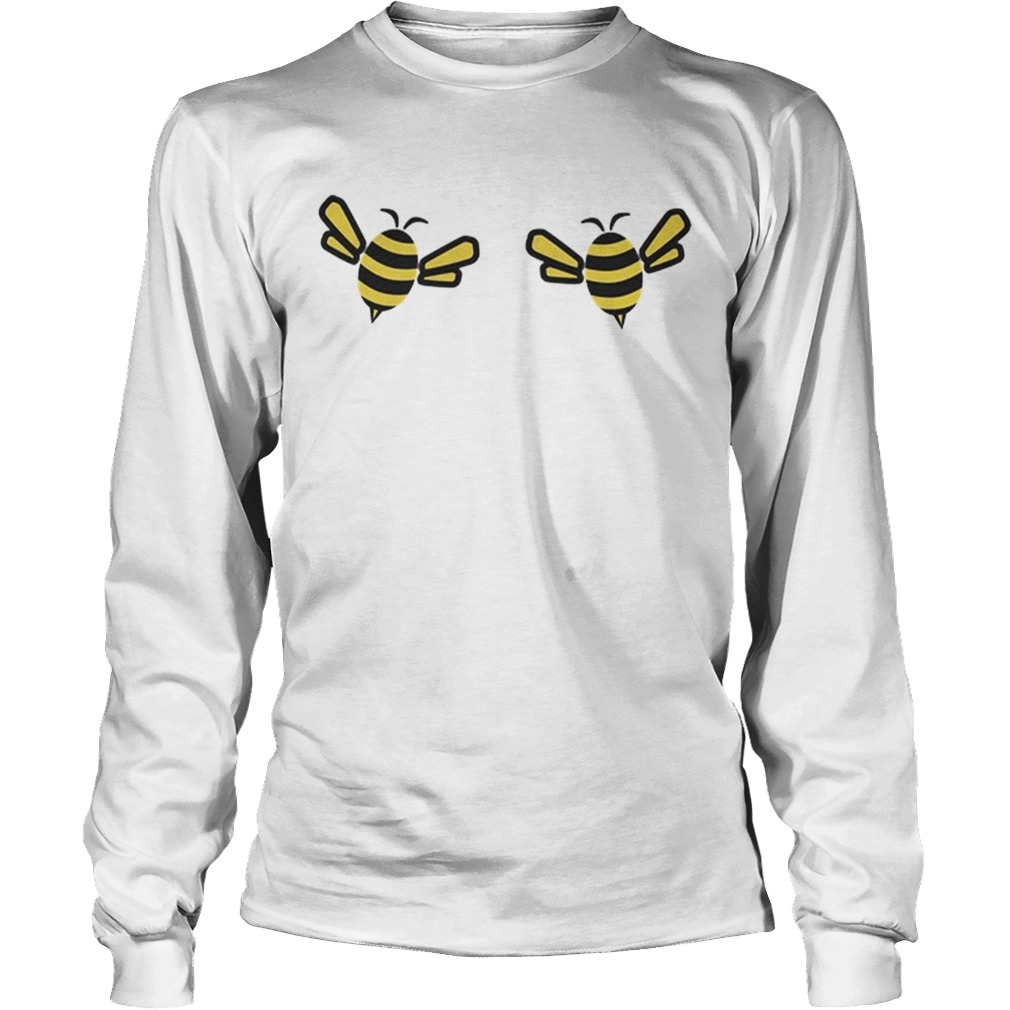 Save The Bees Bumblebee Boobies Boobees Funny LongSleeve