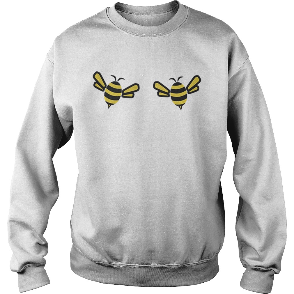 Save The Bees Bumblebee Boobies Boobees Funny Sweatshirt