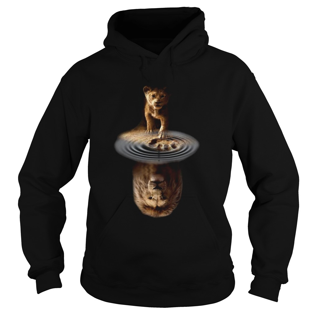 Simba Reflection Mufasa The Lion King 2019 Hoodie