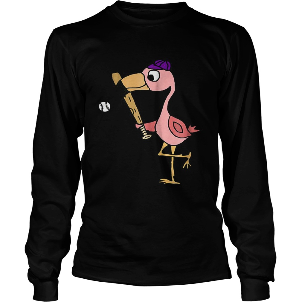 Smileteessports Flamingo Playing Baseball LongSleeve