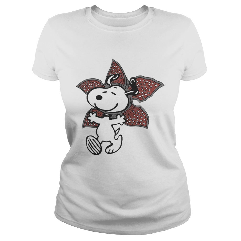 Snoopy Demogorgon Stranger Things Classic Ladies