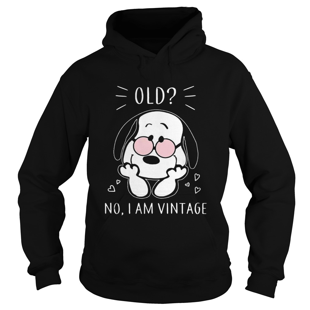 Snoopy old no I am vintage Hoodie