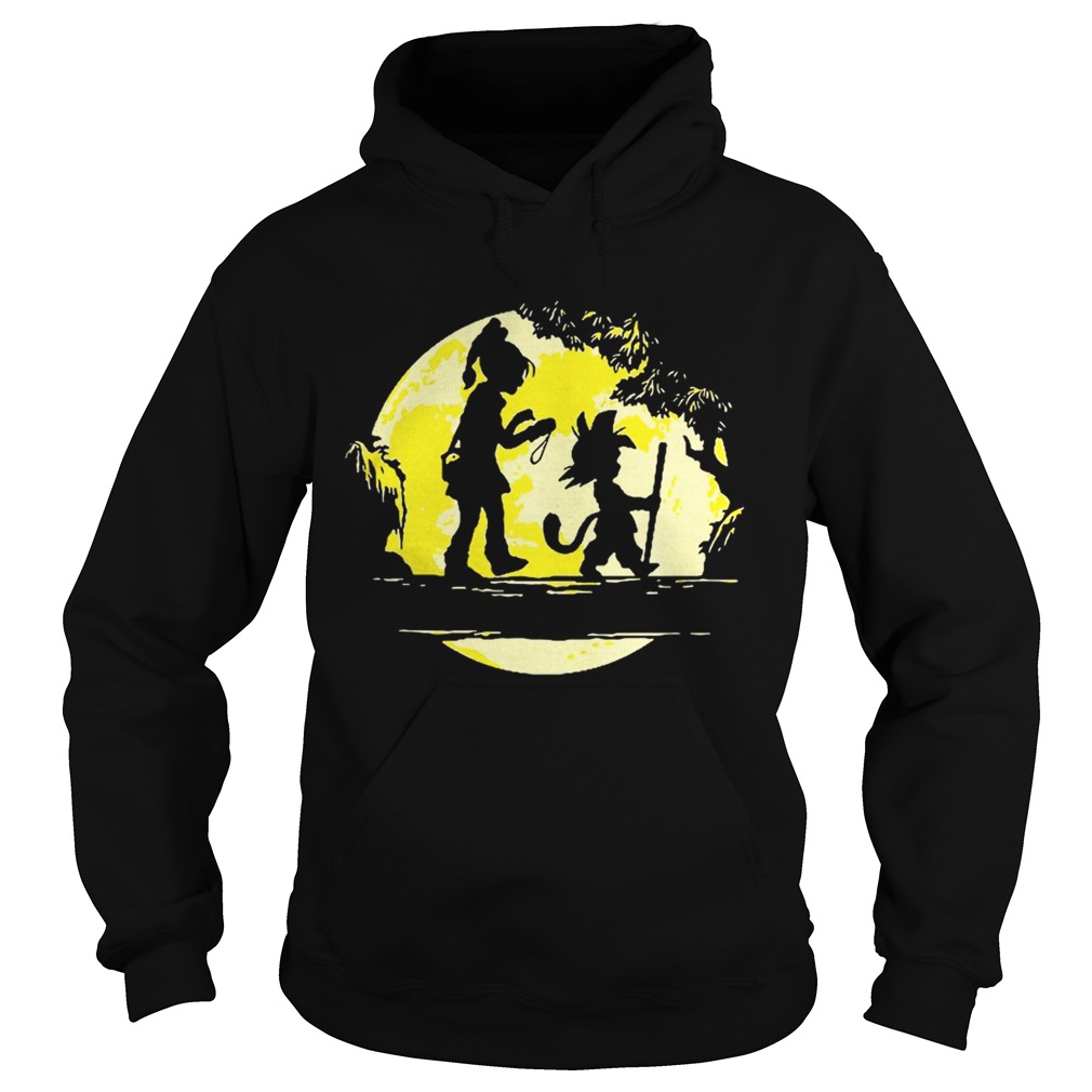 Son Goku Halloween is coming moon Hoodie