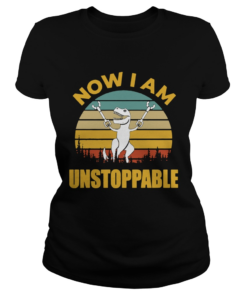 Stranger Things 3 Vintage I am unstoppable T Rex  Classic Ladies