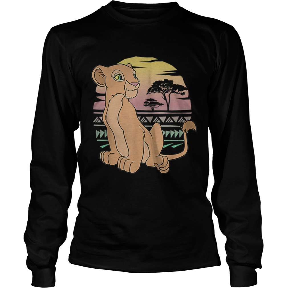 The Lion King 90s Nala VIntage Sunset LongSleeve