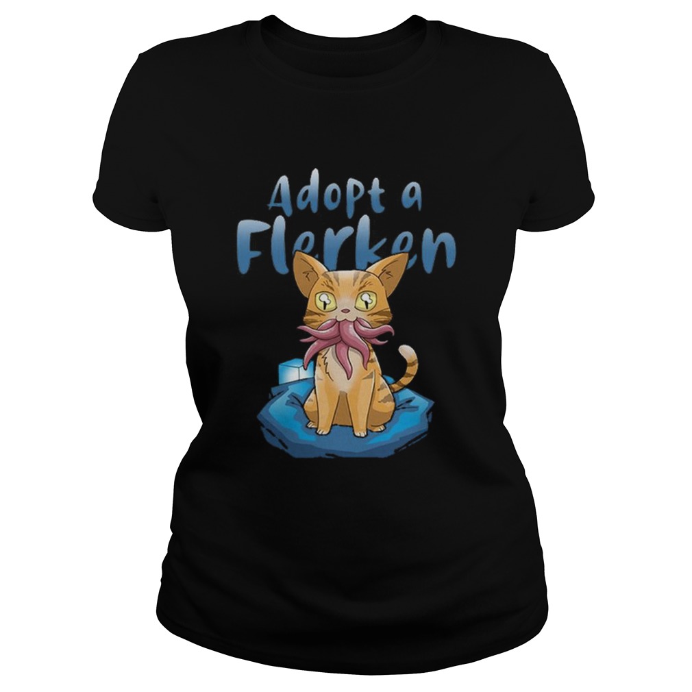 Top Adopt A Flerken Cat Eating Octopus Classic Ladies