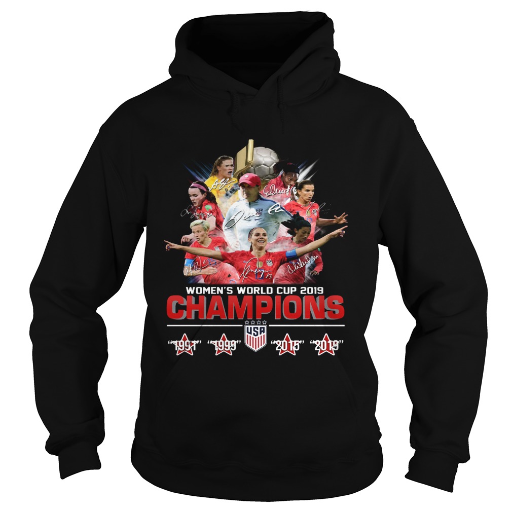 USA Womens world cup 2019 Champions 4 times Hoodie