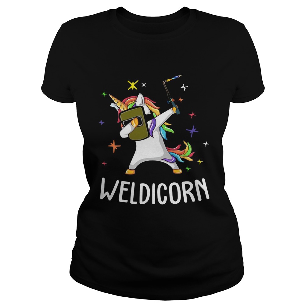 Unicorn Dabbing Weldicorn soldering Classic Ladies