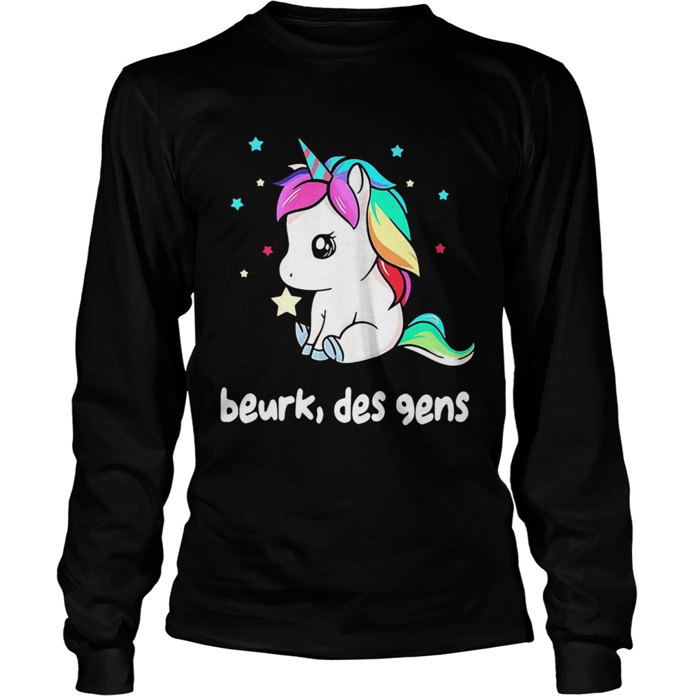 Unicorn beurk des gens LongSleeve