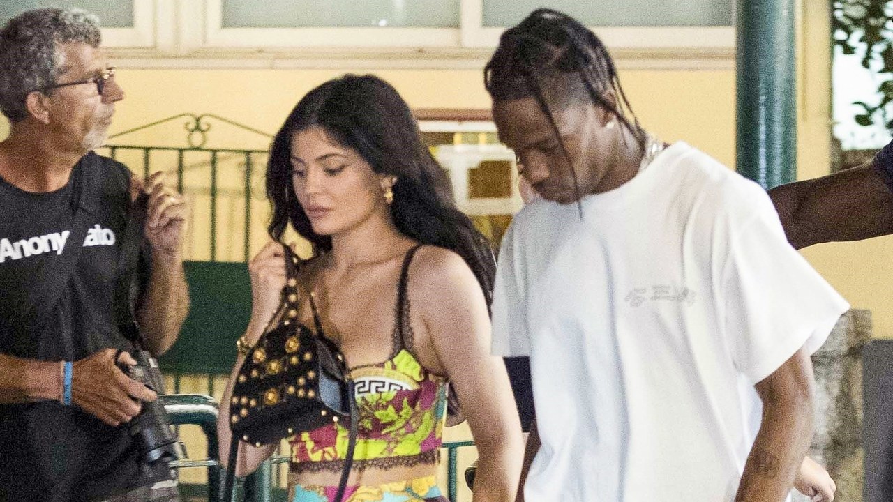 Kylie Jenner and Travis Scott Take Their Couples Style to Capri